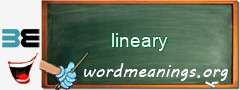 WordMeaning blackboard for lineary